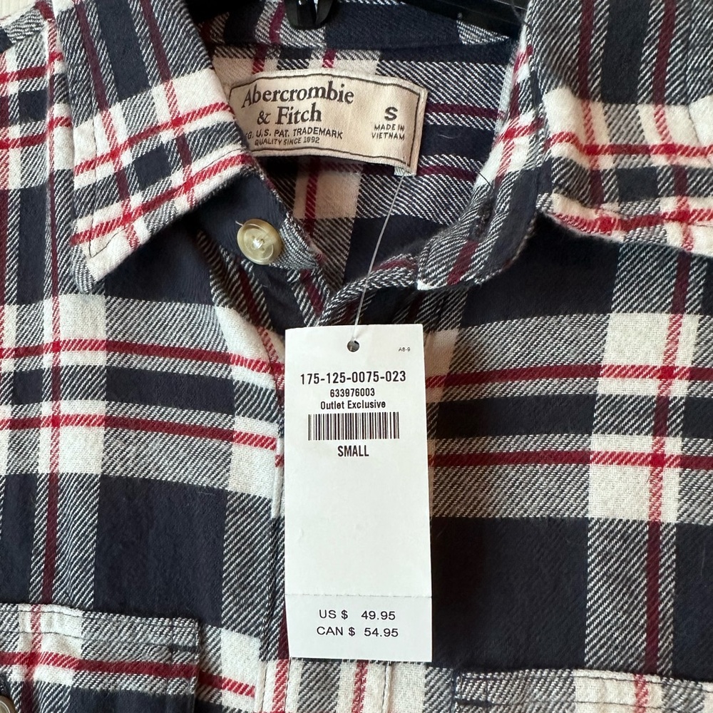 Abercrombie & Fitch Flannel (NWT)
